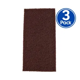 Velocity Maroon Medium Scouring Hand Pad 115mm x 225mm 3 Pack