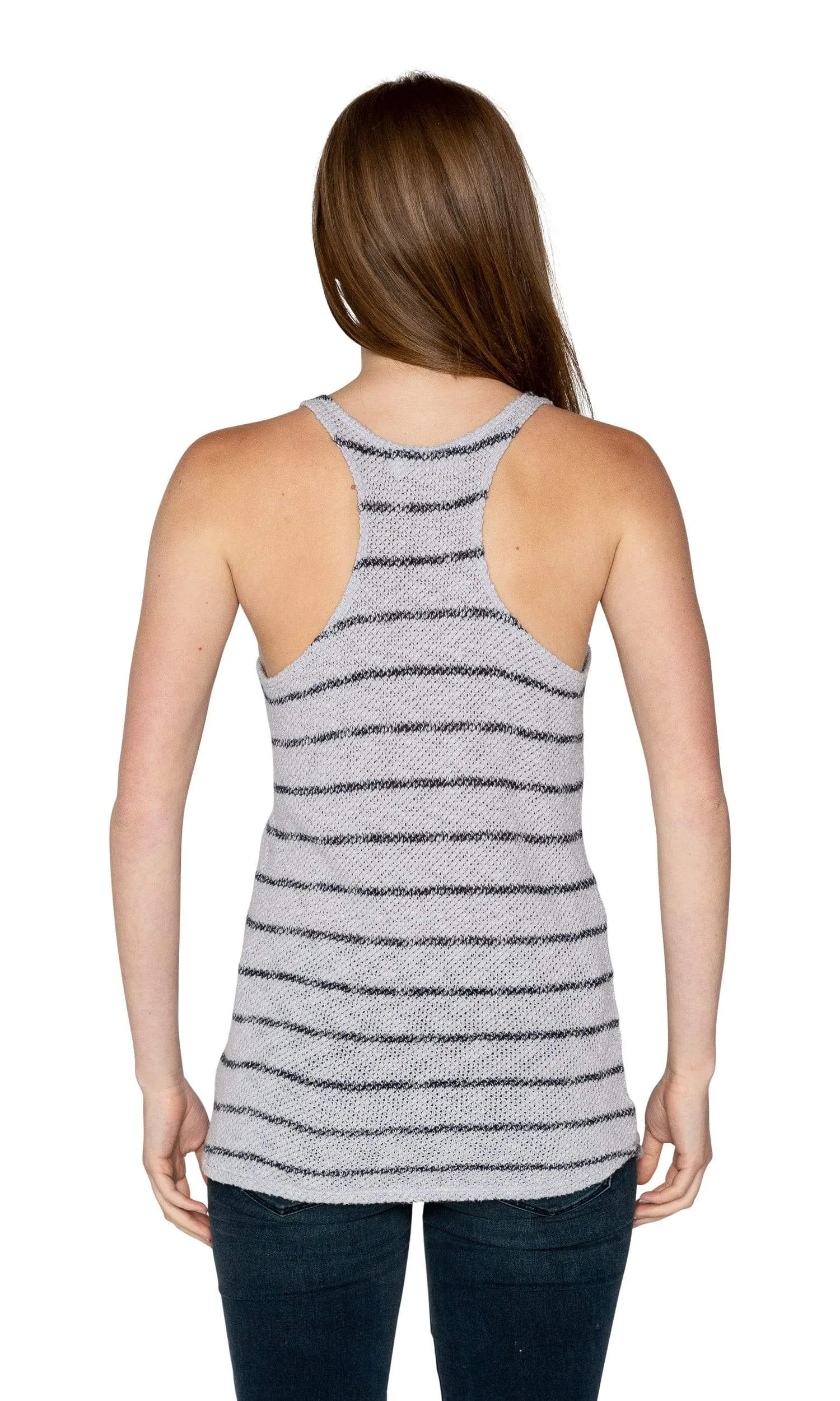 Velvet by Graham & Spencer Anona Striped Racerback Tank Top