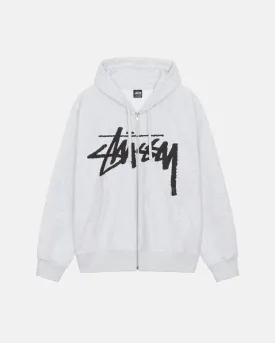 hooded zip-up sweatshirt