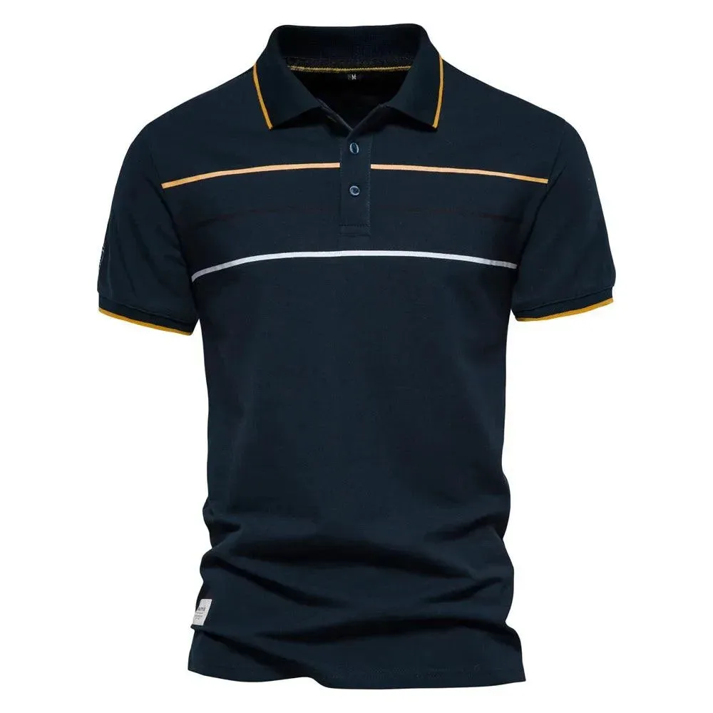 Vibrant Cotton Short Sleeve Polo Shirts Collection