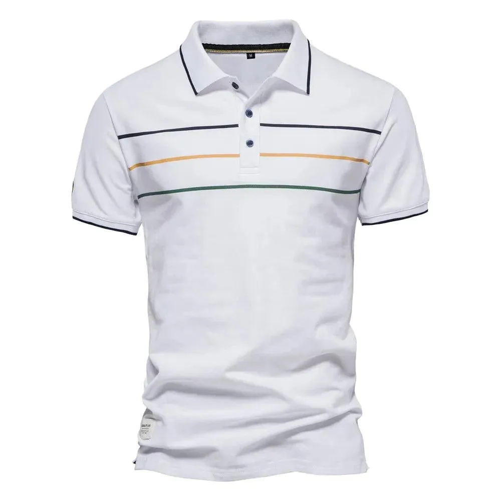 Vibrant Cotton Short Sleeve Polo Shirts Collection