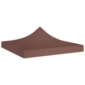 vidaXL Party Tent Roof 2x2 m Brown 270 g/m²