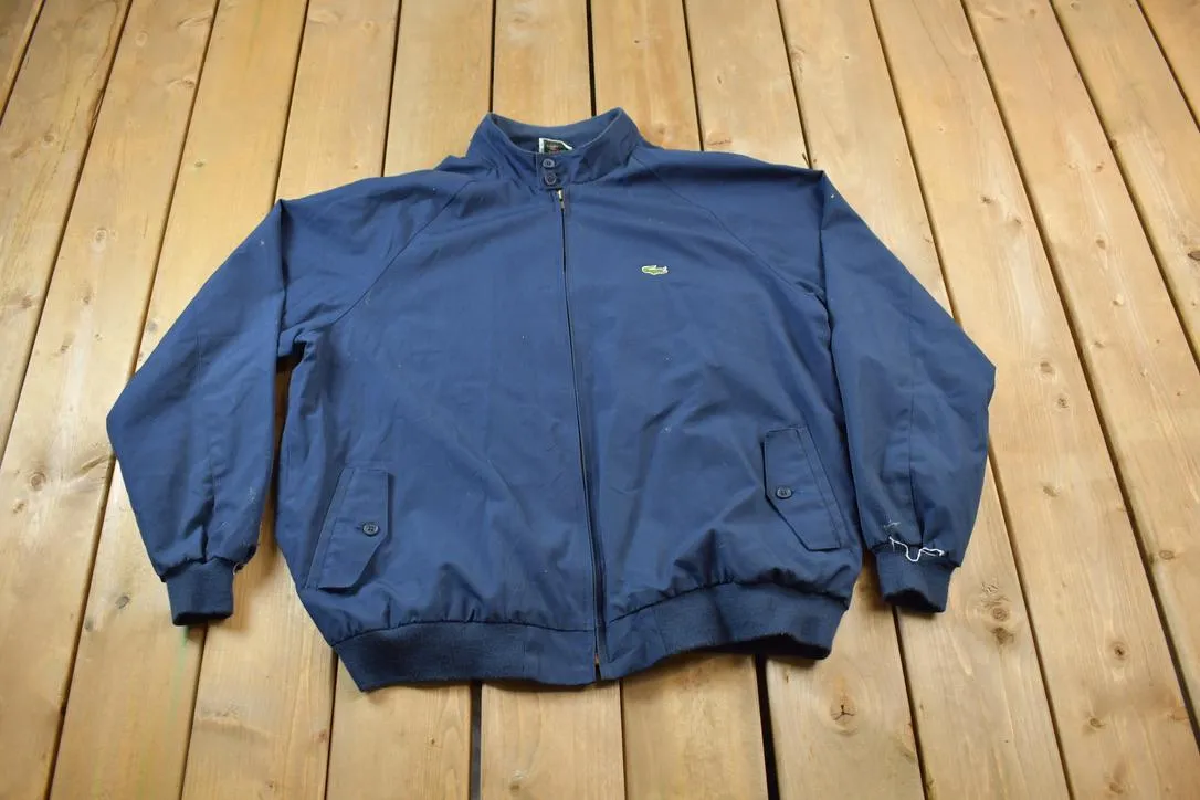 Vintage 1980s Lacoste Bomber Jacket