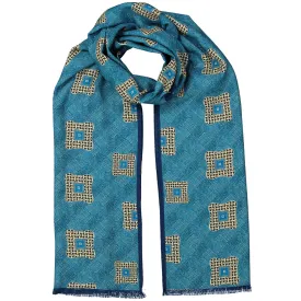 Vintage archive scarf light blue super soft - MADRID