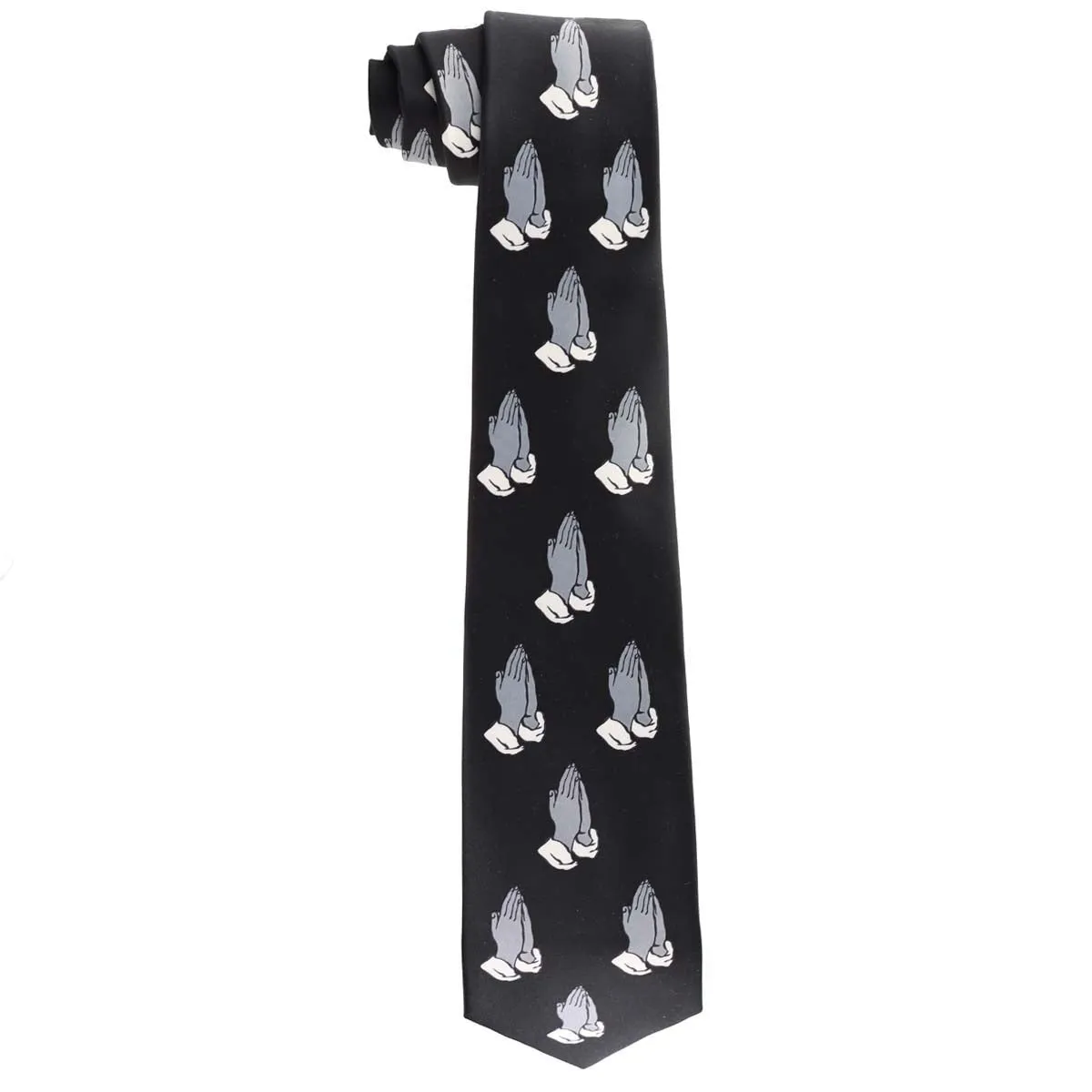 Vittorio Farina Men's Religious Satin Necktie & Pocket Square