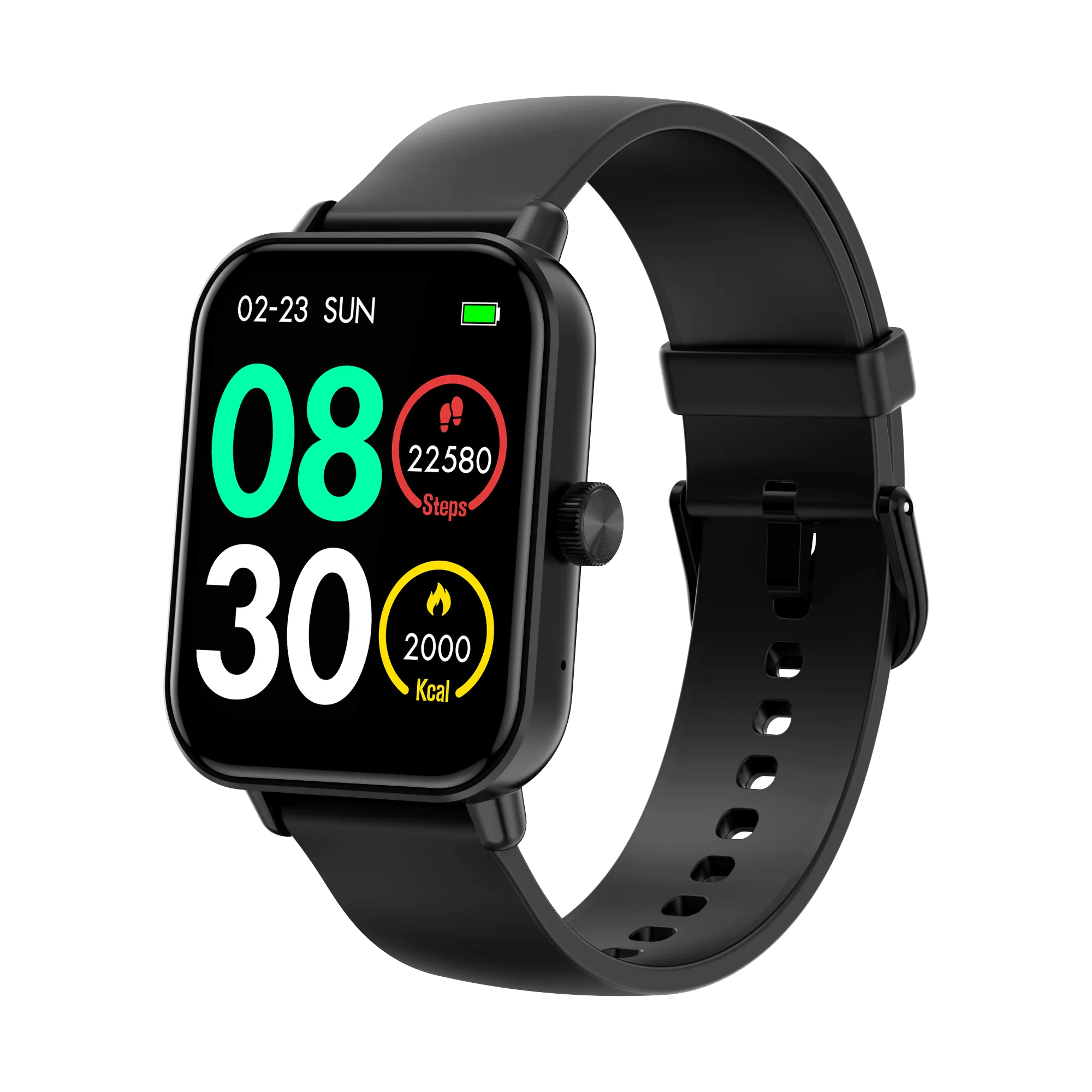 Volkano Chroma Series Smartwatch with black strap