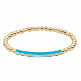 Walk the Line | Enamel Bar Bracelet