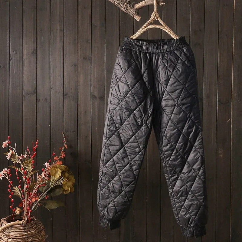 Warm Down Cotton Trousers