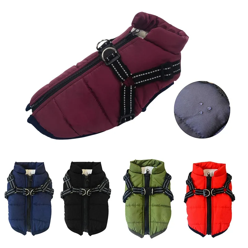 Warm Winter Dog Coat Vest