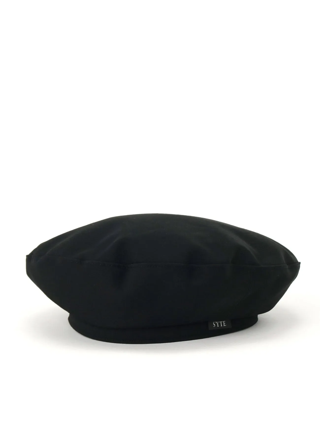 WASHER FINISHED WOOL GABARDINE BERET