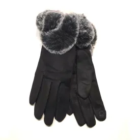 Wavy Fur Cuff Gloves