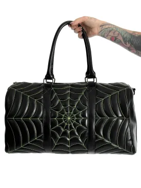 Web Weekender Bag (Black/Green) FOXBLOOD