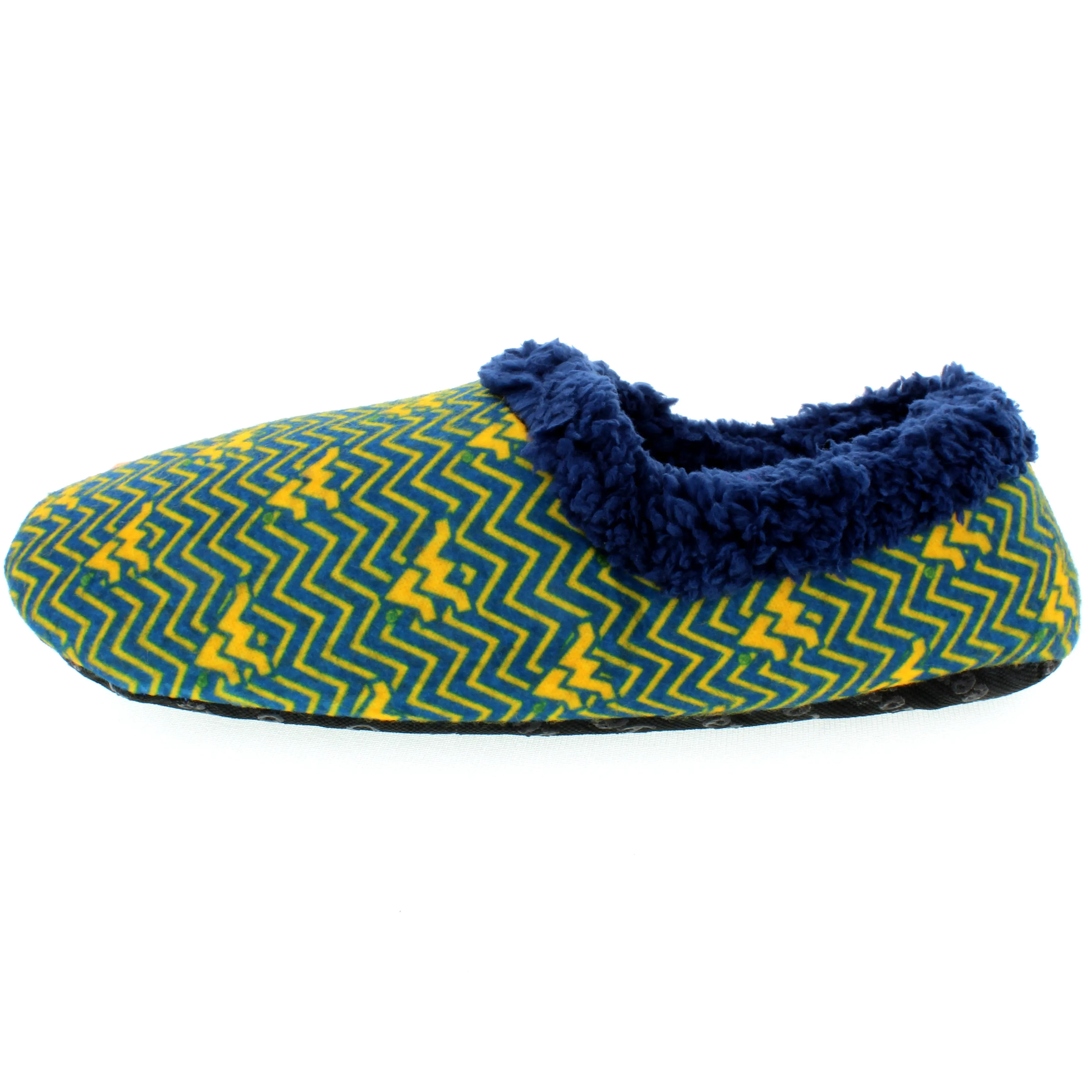 West Virginia Mountaineers Chevron Slip On Slippers