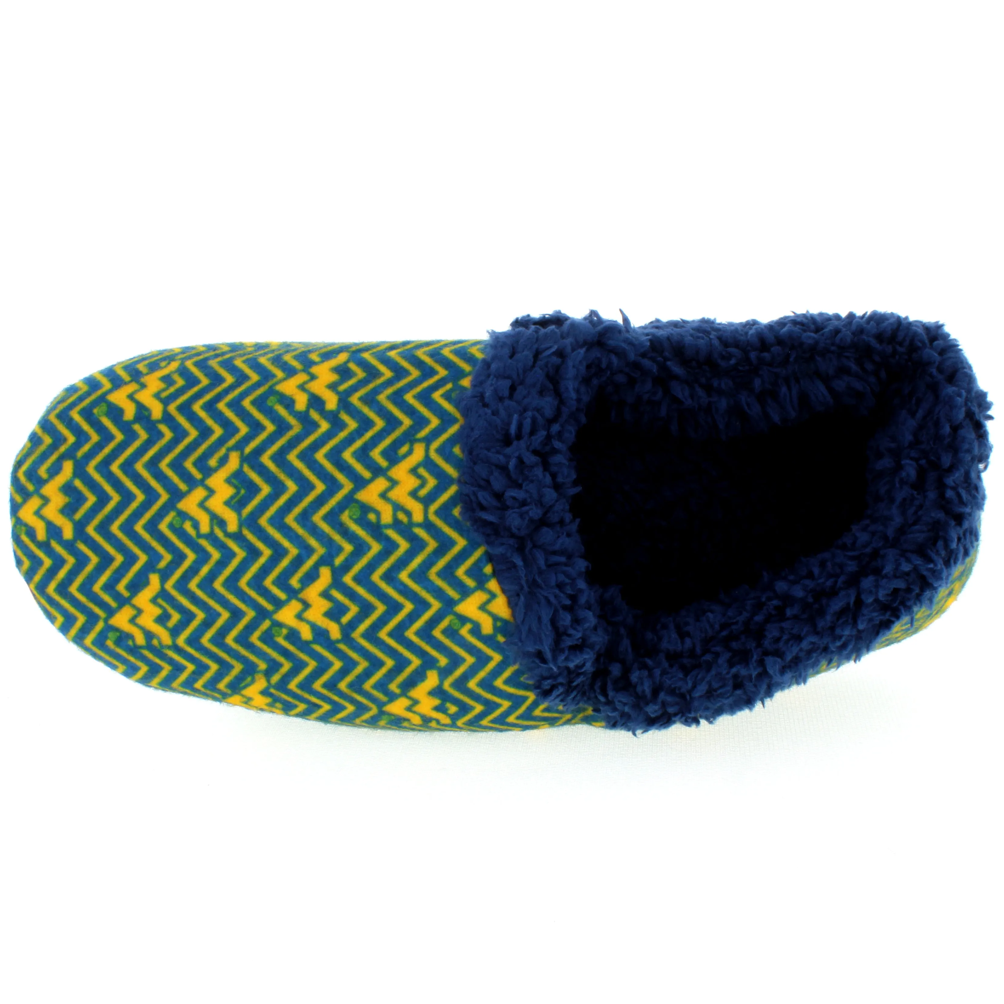 West Virginia Mountaineers Chevron Slip On Slippers