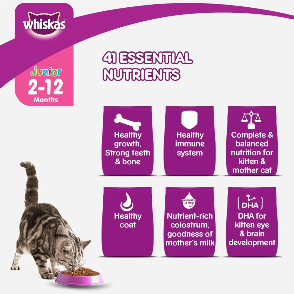 Whiskas Mackerel Flavour Dry Food for Mother and Baby Cat