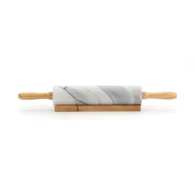 White Marble Rolling Pin