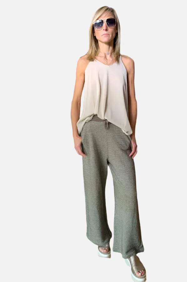 Wide Leg Pants - Multi