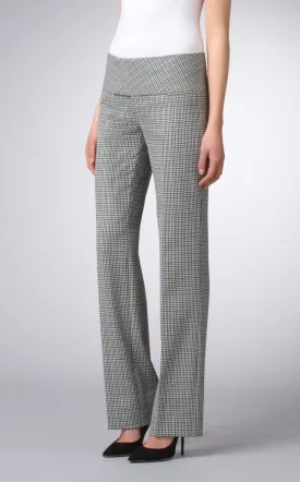 Wide-Waistband Pant "111" Tartan Plaid