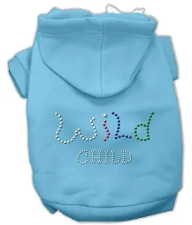 Wild Child Rhinestone Hoodies Baby Blue L (14)