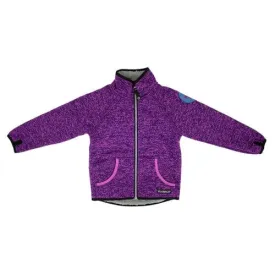 Windblock Pile Fleece Jacket: Aubergine