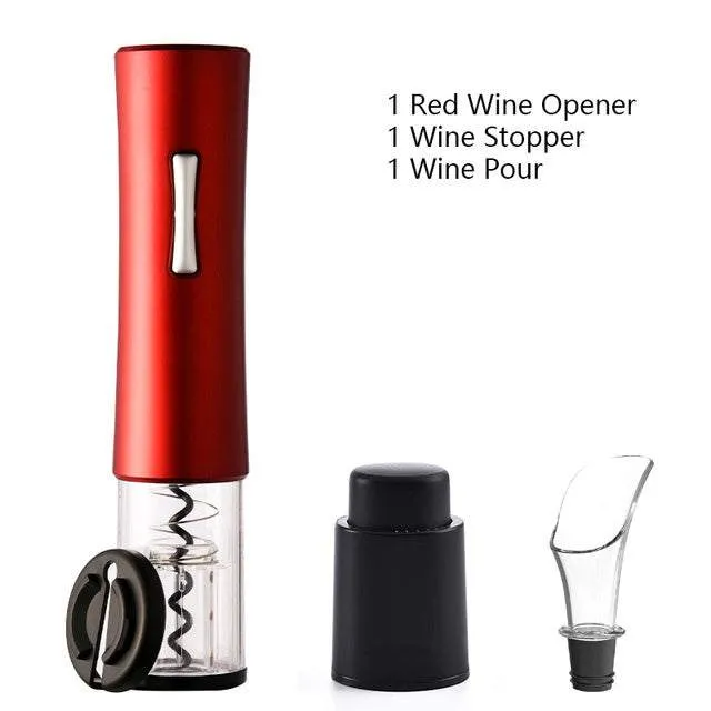 Wine Opener Corkscrew Foil Cutter Set Automatic High-end Bottle Opener For Wine Kitchen Gadgets Can Opener