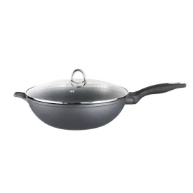 Wok avec couvercle 12" GRANITE - Cuisine::pro®