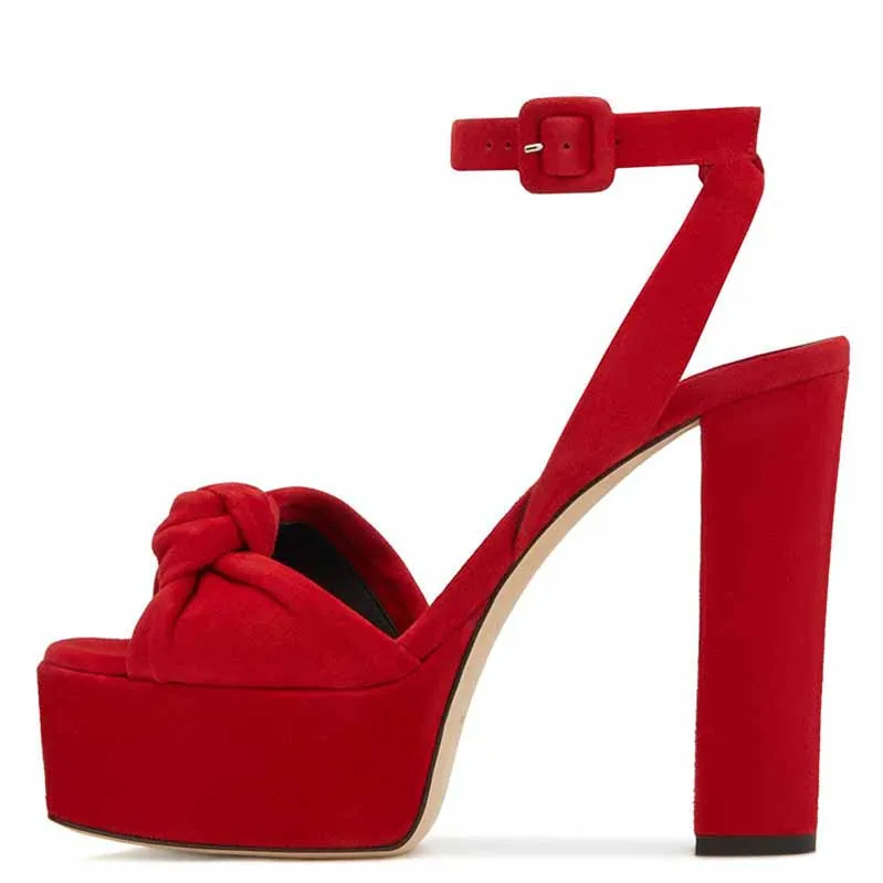 Women Peep Toe Ankle Strap Platform Sandals Wedges Shoes