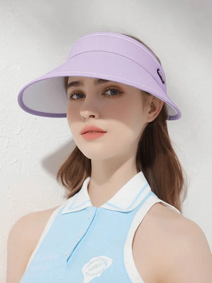 Women's Adjustable Sun Proof Hollow Cap / Visor Foldable Sun Hat - SF0501