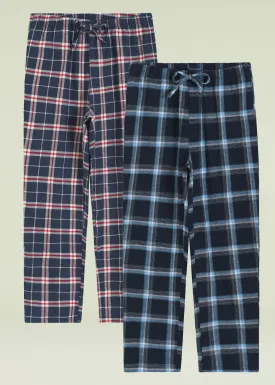 Women's Cotton Flannel Pajama Pants Plaid Pj Bottoms with Pockets