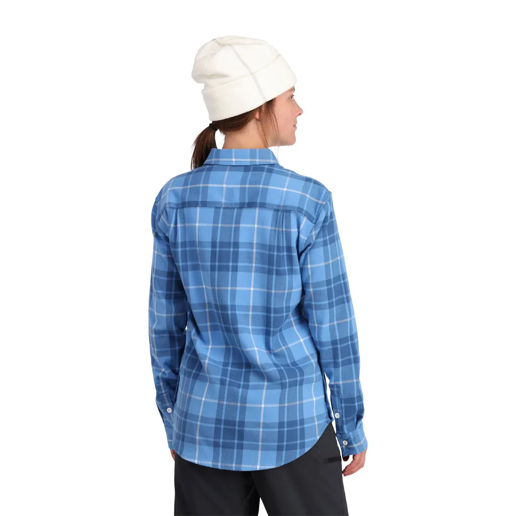 Womens Fab Flannel - Blue Plaid