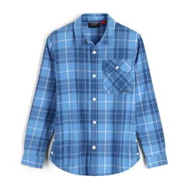 Womens Fab Flannel - Blue Plaid