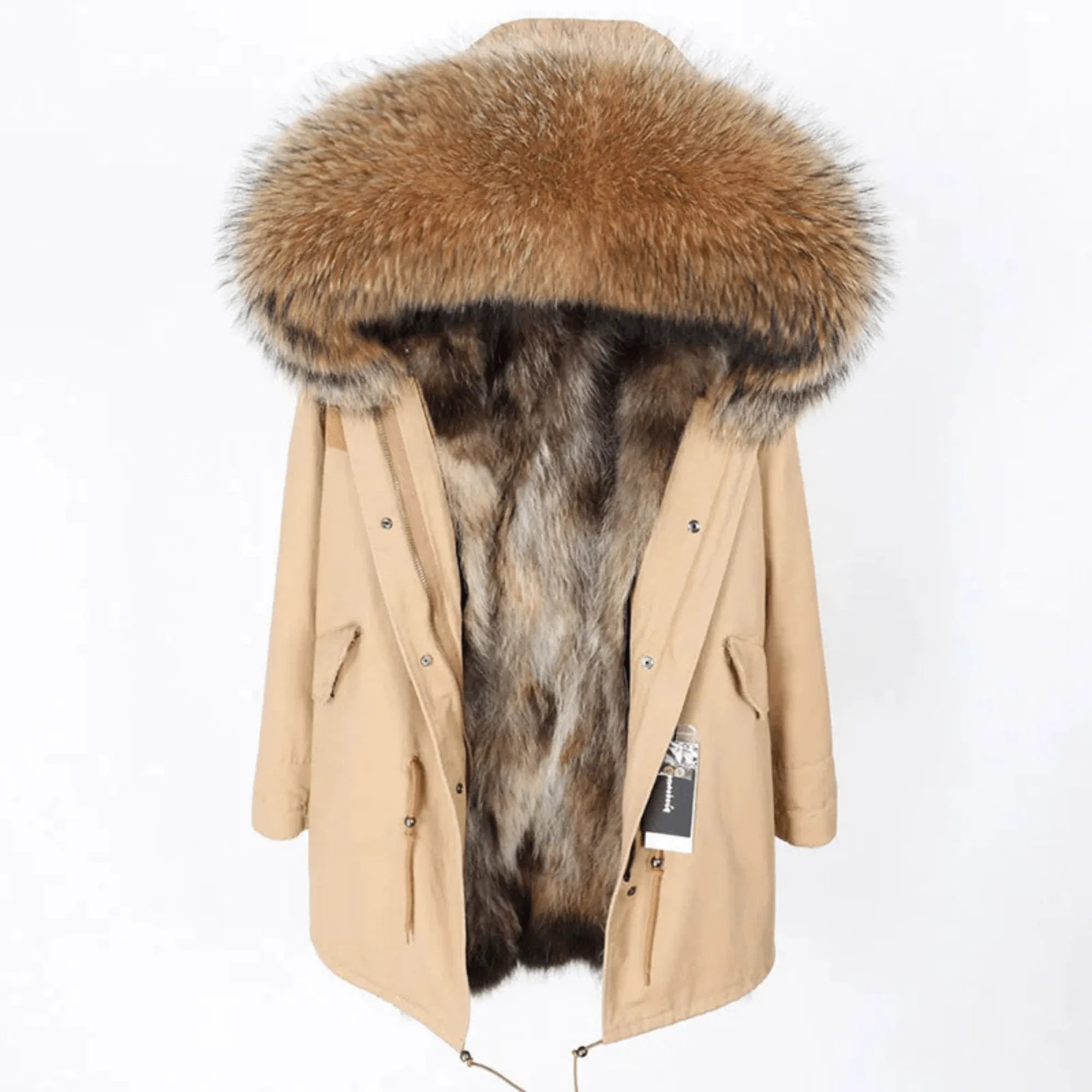 Women's Luxury Real Fur Waterproof Parka "Alpha Style"