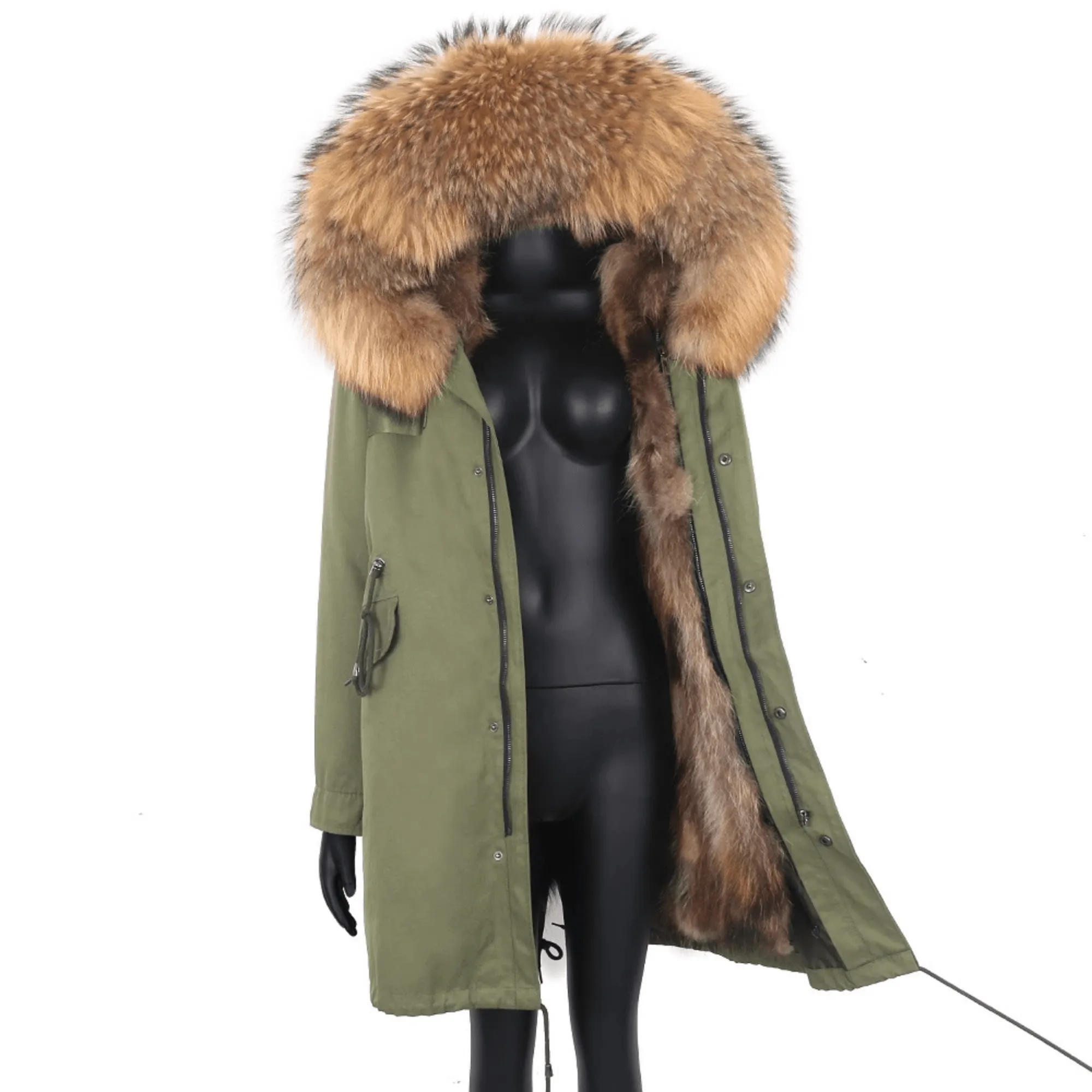 Women's Luxury Real Fur Waterproof Parka "Alpha Style"