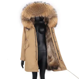 Women's Luxury Real Fur Waterproof Parka "Alpha Style"