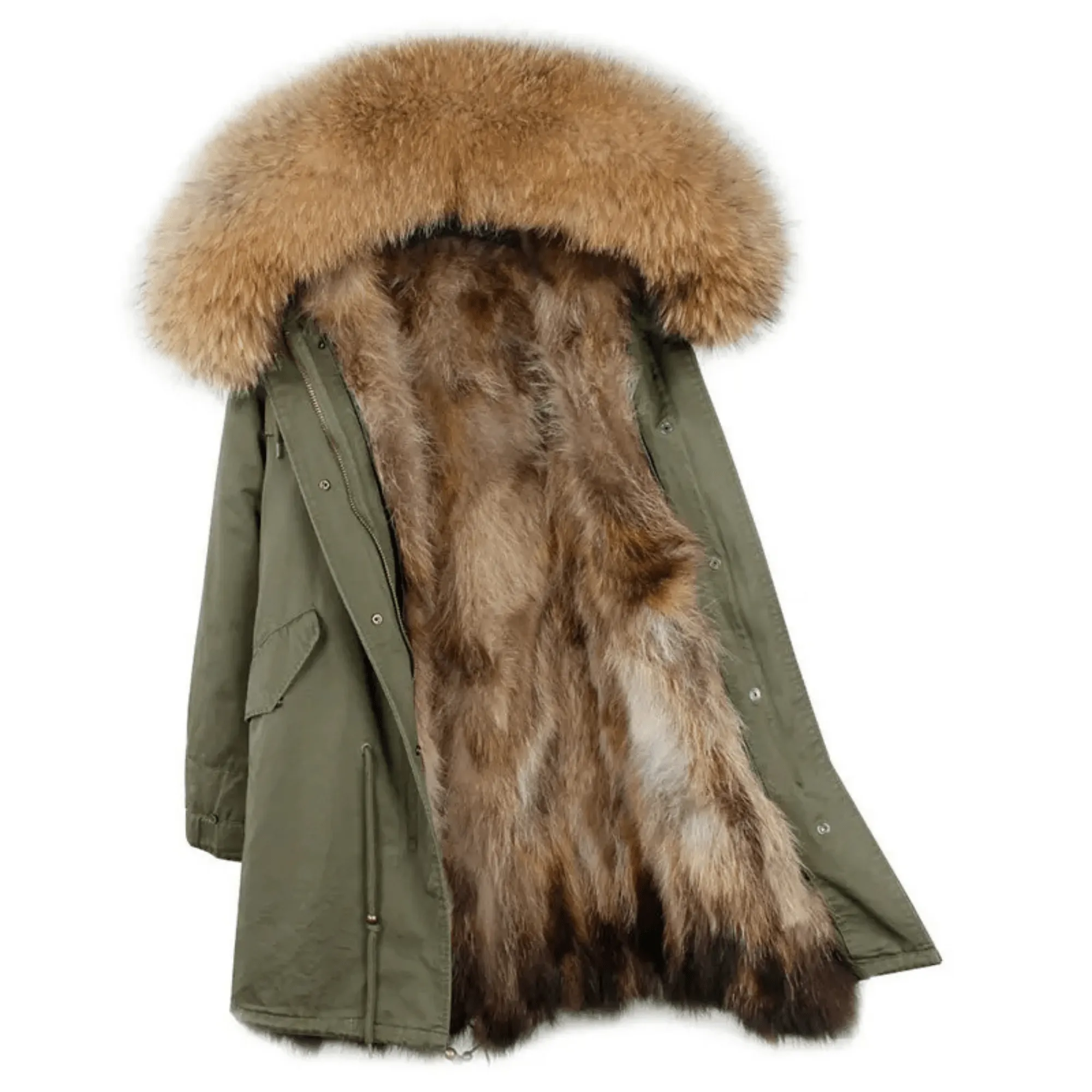 Women's Luxury Real Fur Waterproof Parka "Alpha Style"