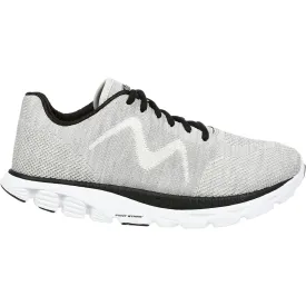 Women's MBT Speed Mix Running Shoe Gardenia White/Black Mesh