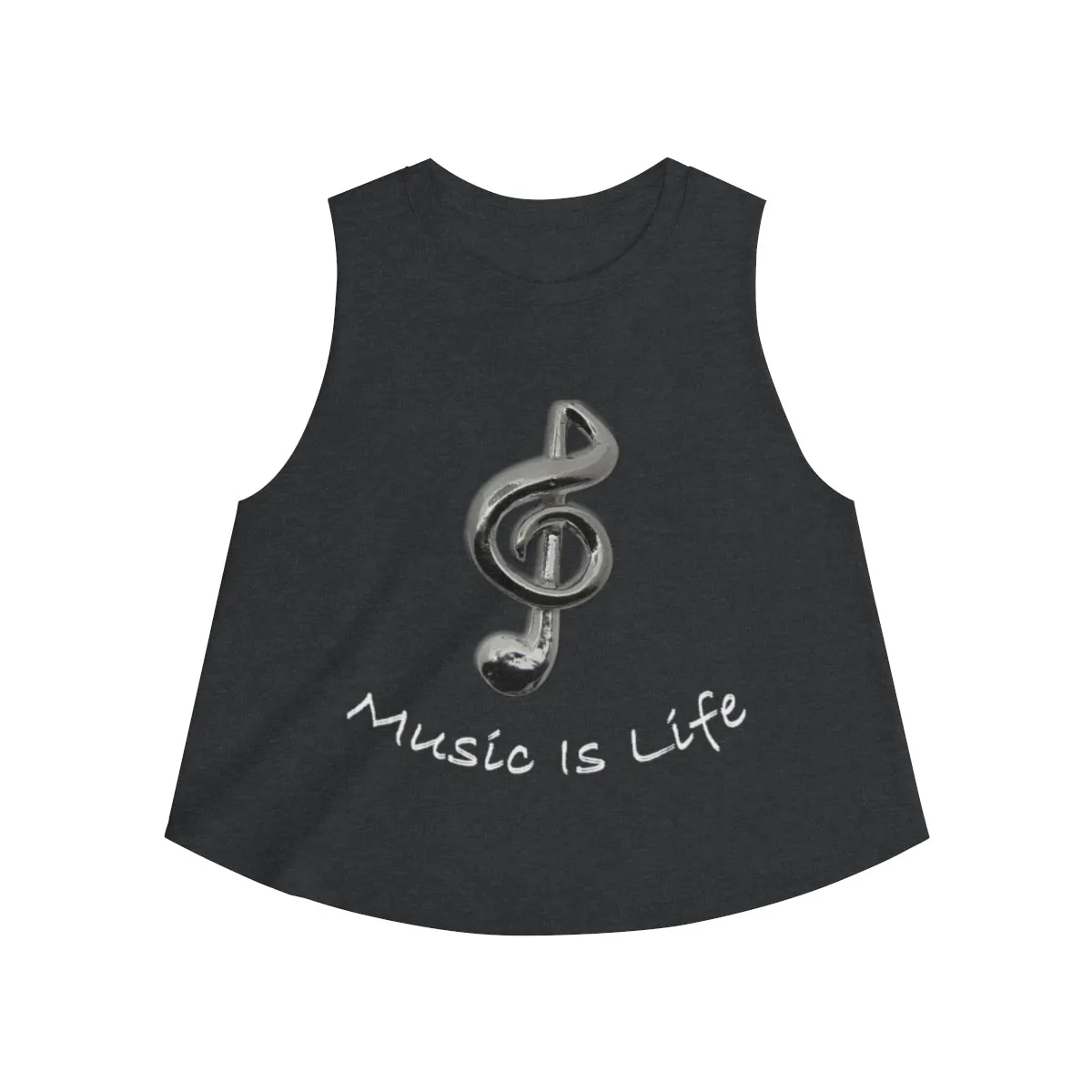 Women's Music Is Life crop top