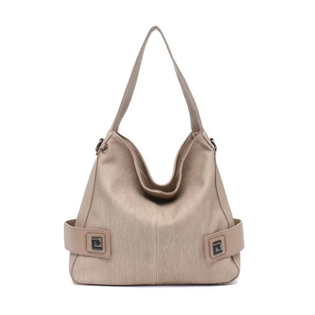 Women's Soft Cruelty Free Vegan Leather Medium Hobo Handbag