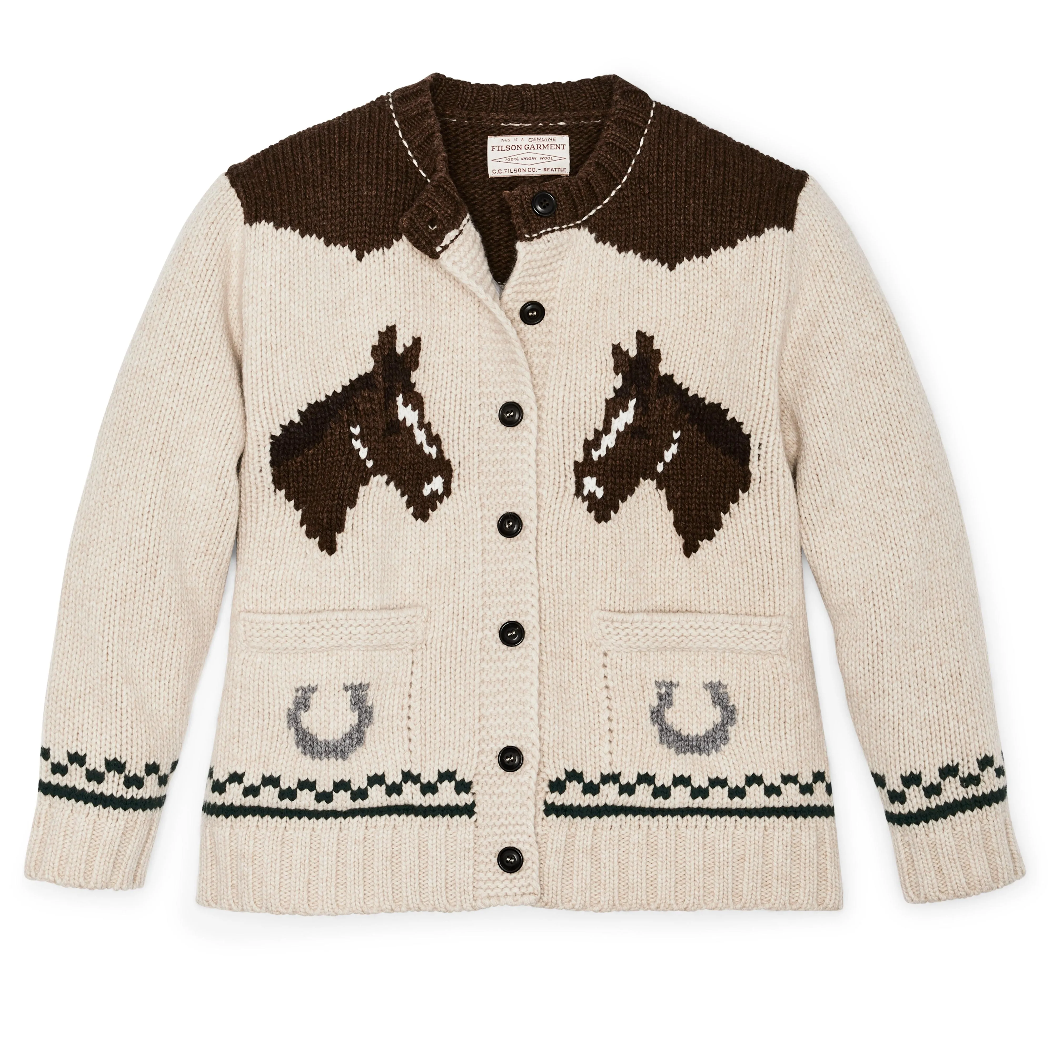 Women's Western Wool Cardigan