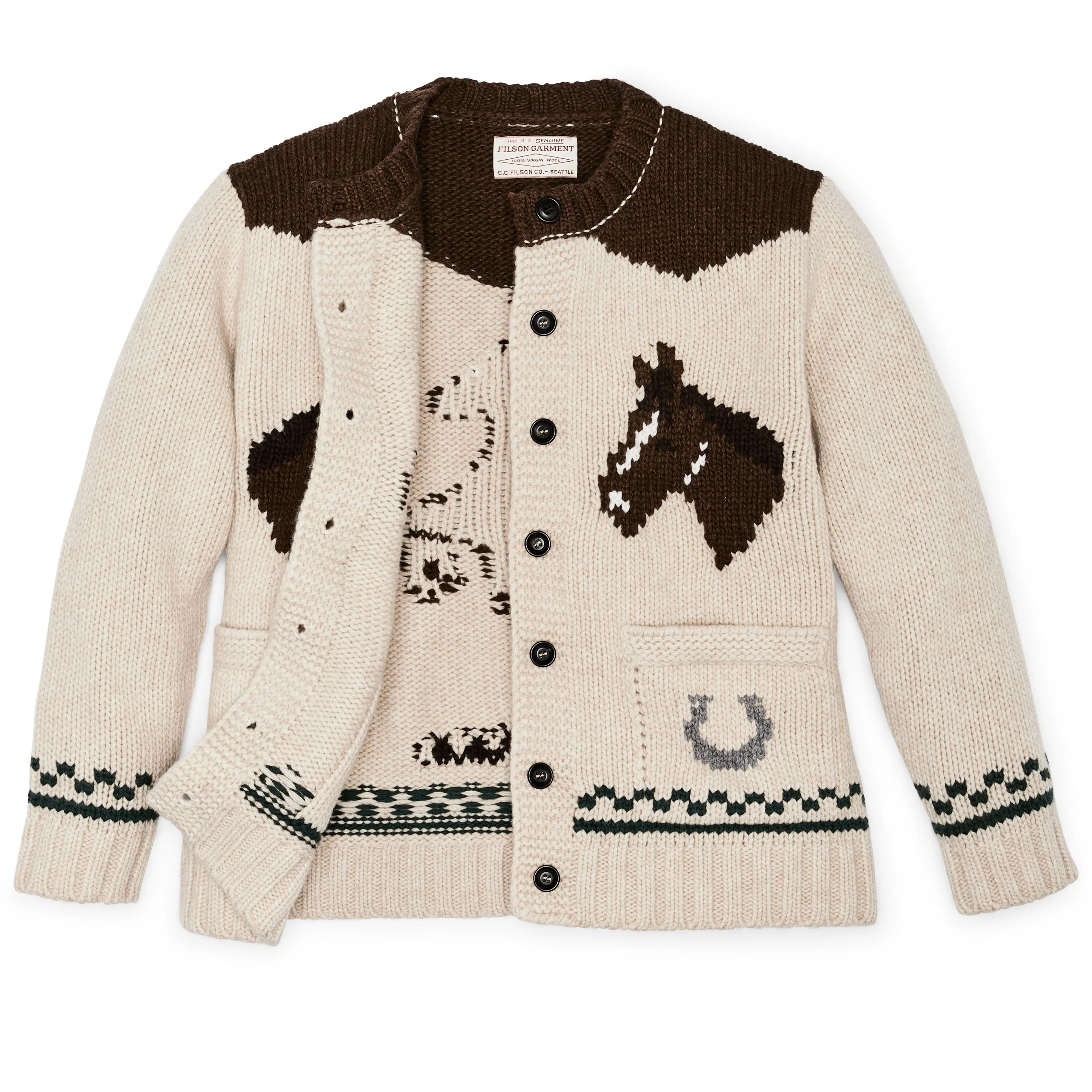 Women's Western Wool Cardigan