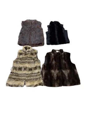 Y2k 2024 - Y2k Euorpean Bale Fur Vests Mix - 15 pcs