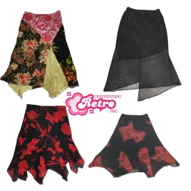 Y2K Sweetheart: Grunge Romance Midi Skirts