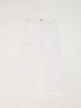 Y&F Kids Off White Relaxed - Fit High Rise Jeans