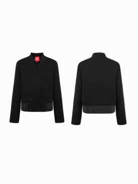 YAYING Standing Collar Woolen Coat