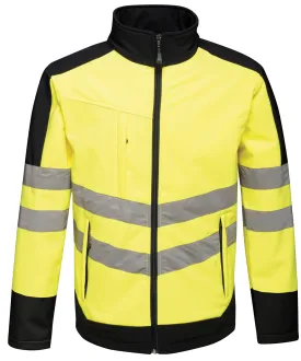 Yellow/Navy - High-vis pro softshell