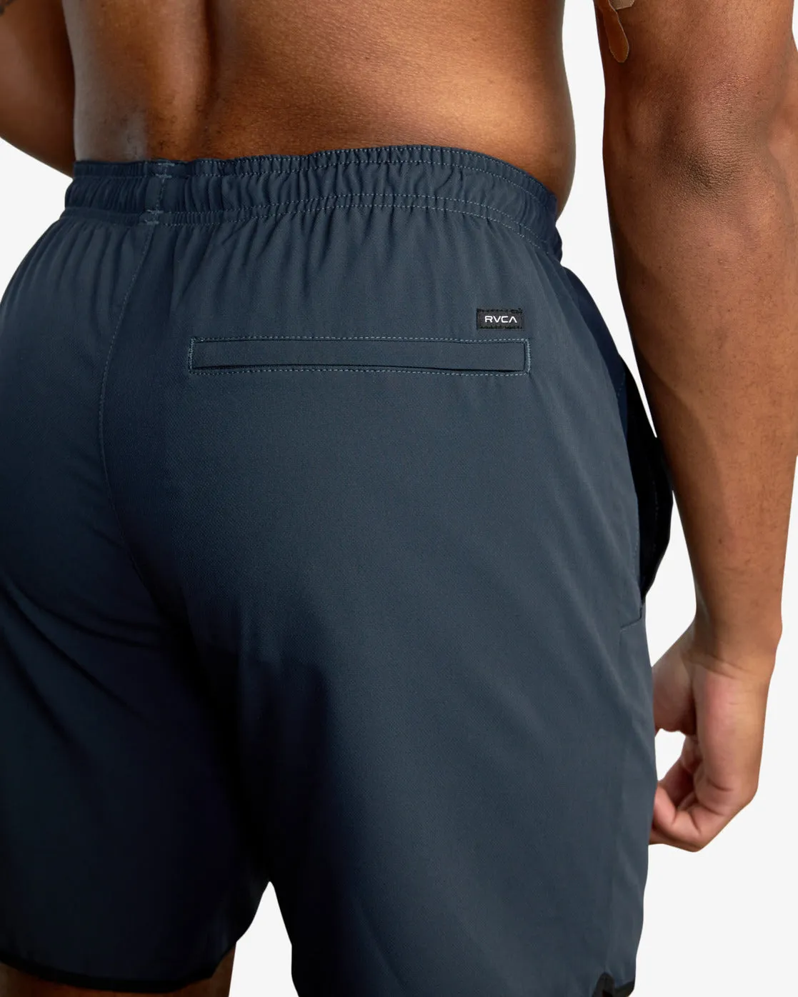 Yogger Stretch 17" Athletic Shorts - Slate