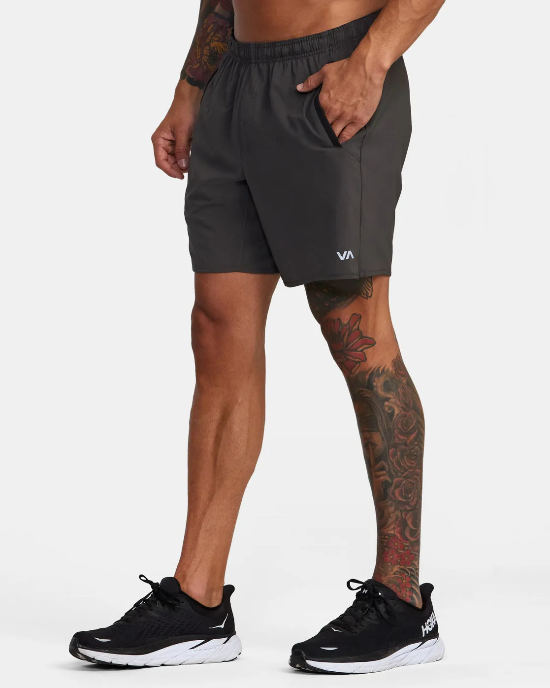 Yogger Stretch 17" Athletic Shorts - Slate