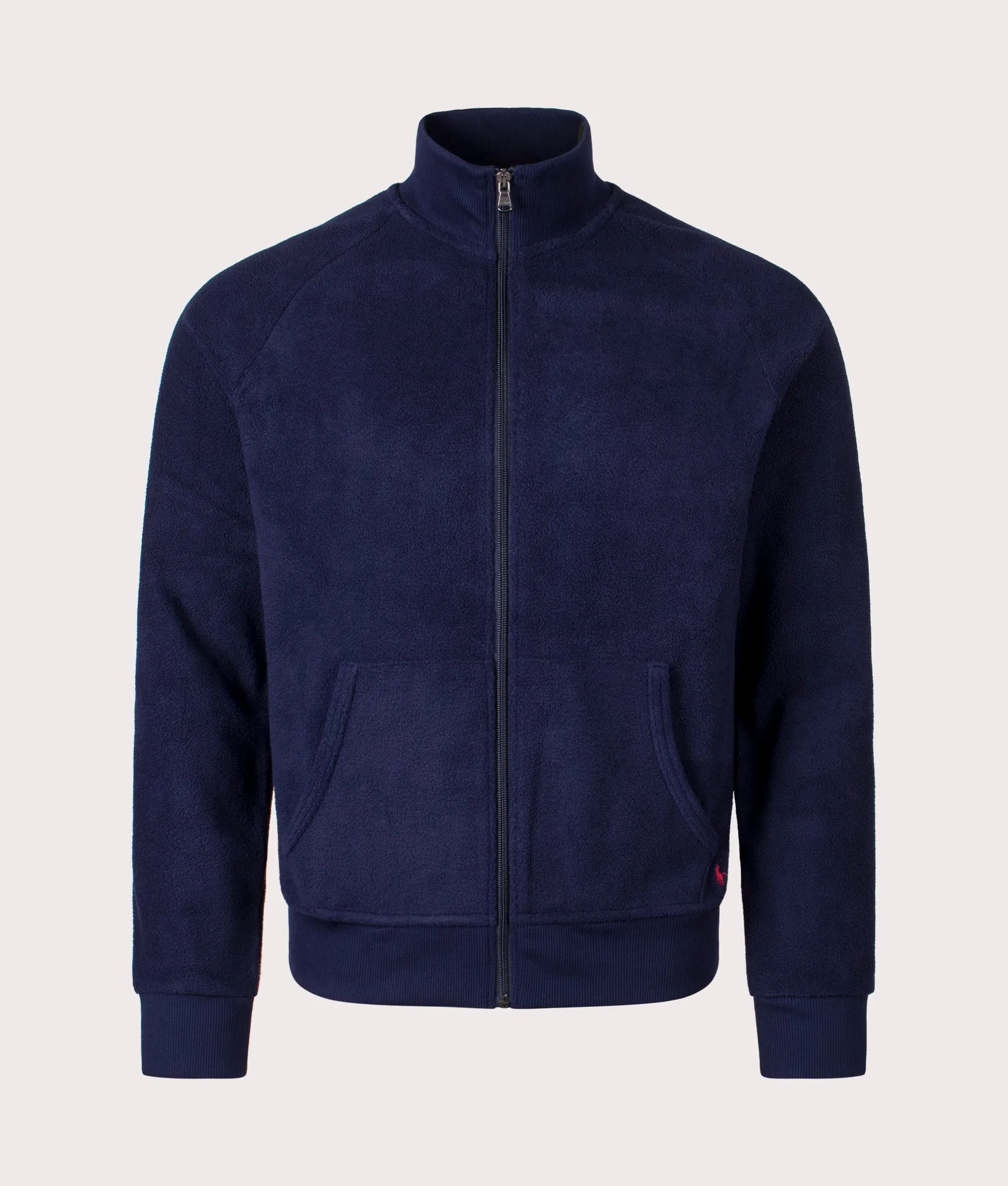 Zip Through Mockneck Loungewear Fleece Sweatshirt